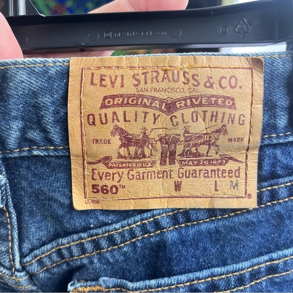 Levi’s 560 Loose Fit Straight Leg Vintage Jeans Womens 8 Mis M 11/00 dated 2612 - Picture 2 of 12